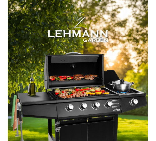 Газовий гриль Lehmann Ohio 9.3 kW 32.5 см x 61 см Газовий гриль Lehmann Ohio 9.3 kW 32.5 см x 61 см