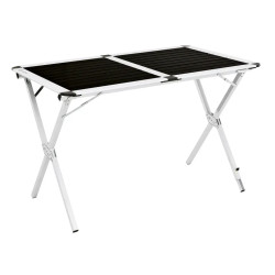 Стіл розкладний Easy Camp Aspen L, 70 x 110 x 70 см, чорно-білий
