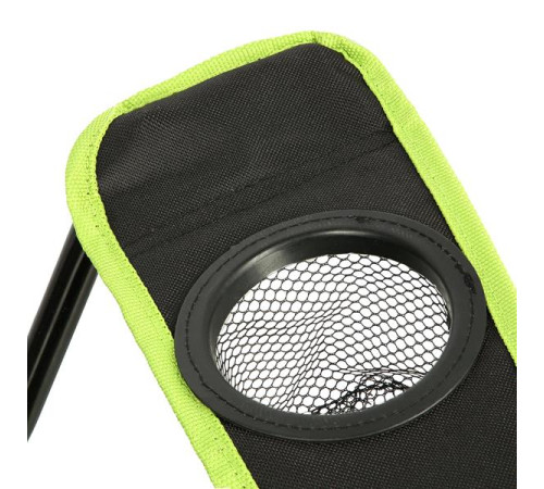 Крісло кемпінгове NILS CAMP NC3044 чорно-лаймове