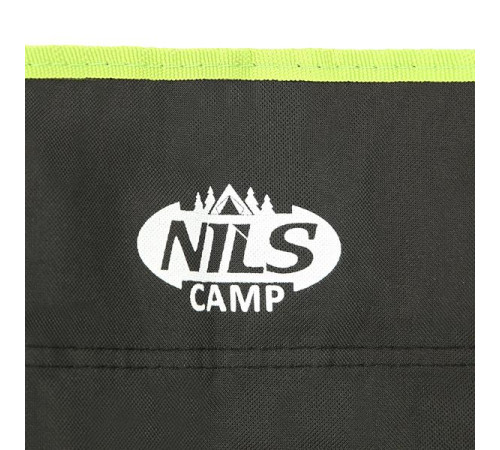 Крісло кемпінгове NILS CAMP NC3044 чорно-лаймове