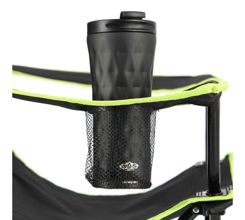 Крісло кемпінгове NILS CAMP NC3044 чорно-лаймове