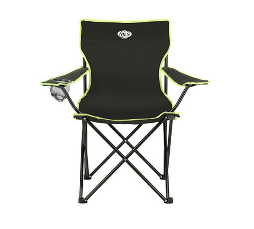 Крісло кемпінгове NILS CAMP NC3044 чорно-лаймове