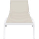 Шезлонг Siesta Pacific, 193 х 68 х 35 см - біло-бежевий