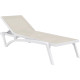 Шезлонг Siesta Pacific, 193 х 68 х 35 см - біло-бежевий