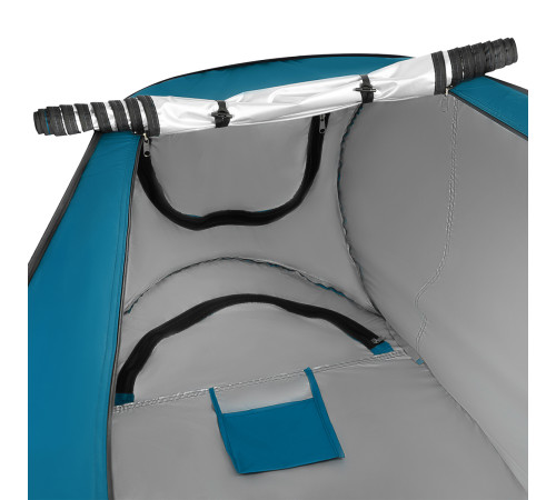 Намет санітарний NILS CAMP NC1706, 120 х 120 х 190 см, синьо-зелений