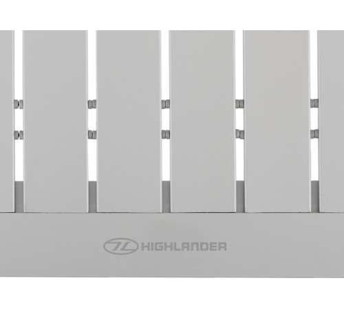 Стіл розкладний Highlander Aluminium Slat Folding Table Small FUR073, 70 x 70 x 70 см - сірий
