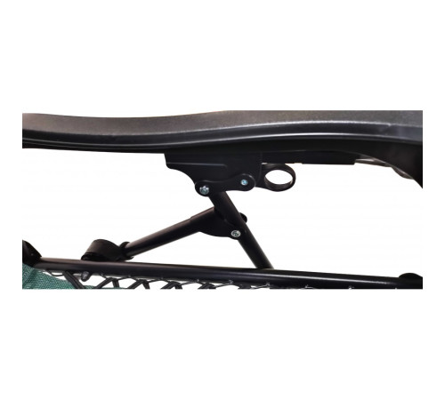 Шезлонг із захисним козирком Bonro SP-167A, 173 х 52 х 108 см - зелений