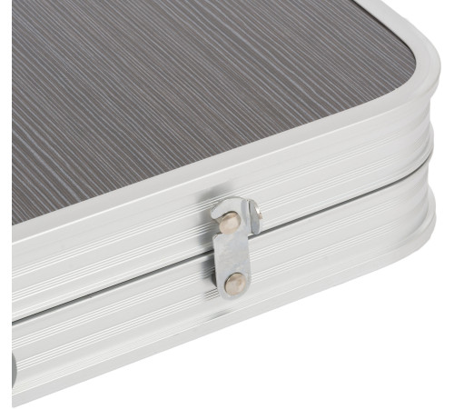 Стіл розкладний Highlander Compact Folding Table Double FUR077-GY, 70 x 120 x 60 см - сірий