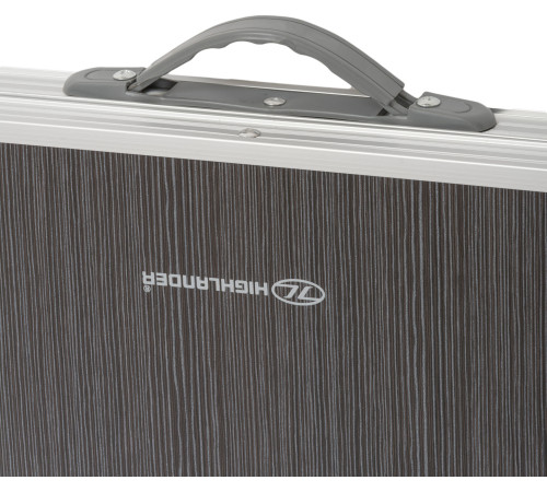 Стіл розкладний Highlander Compact Folding Table Double FUR077-GY, 70 x 120 x 60 см - сірий