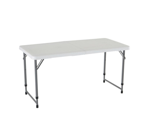 Стіл розкладний Lifetime 4428 регульований, білий граніт, 122 см