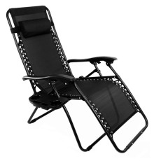 Лежак Bonro СПА-167A, 160 х 66 х 114 см - чорний