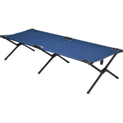 Лежак розкладний Costway 68 х 190 х 38 см - синє