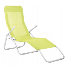 Крісло-шезлонг Jumi розкладний 166 х 57 х 100 см - зелений