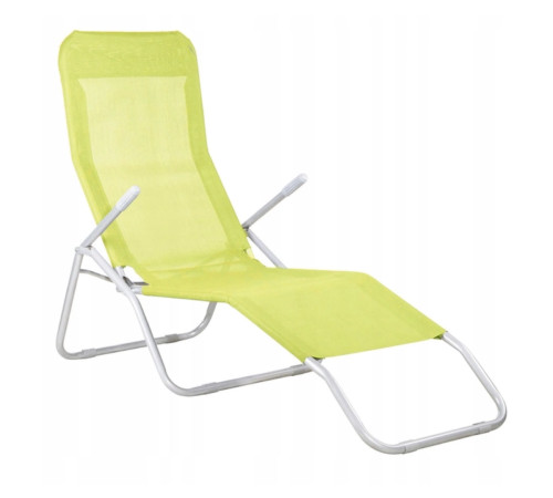 Крісло-шезлонг Jumi розкладний 166 х 57 х 100 см - зелений