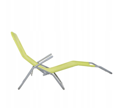 Крісло-шезлонг Jumi розкладний 166 х 57 х 100 см - зелений