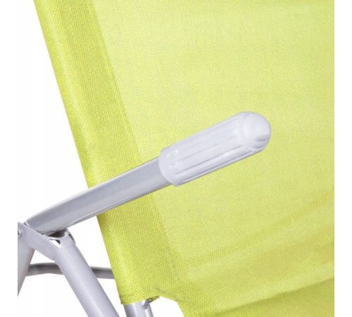 Крісло-шезлонг Jumi розкладний 166 х 57 х 100 см - зелений