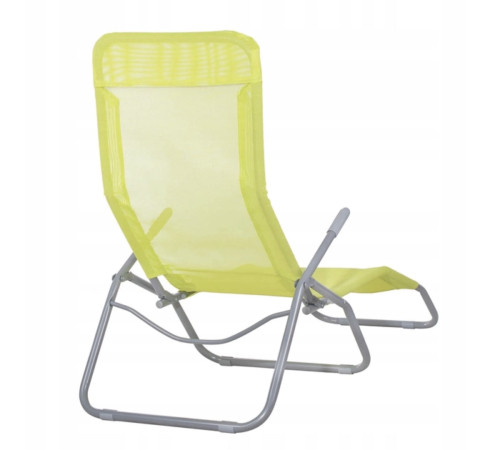 Крісло-шезлонг Jumi розкладний 166 х 57 х 100 см - зелений