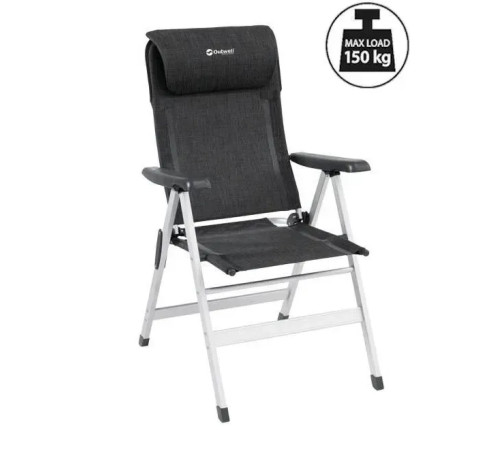 Крісло кемпінгове Outwell Milton, чорно-сірий
