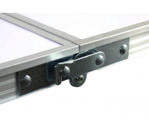 Стіл туристичний розкладний Jumi Economix з 4 стільцями 120 х 60 см - білий