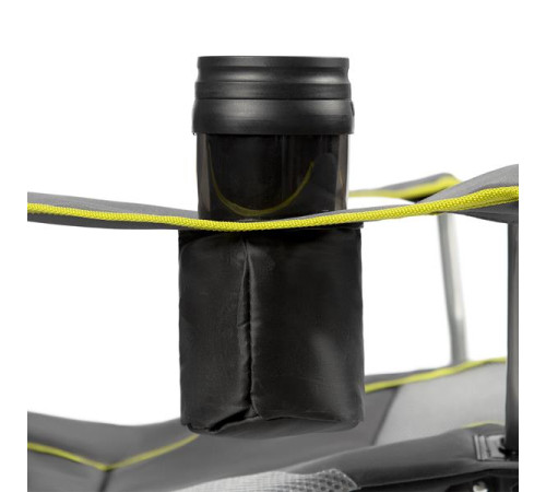 Крісло для кемпінгу NILS CAMP NC3080, сіро-лаймове