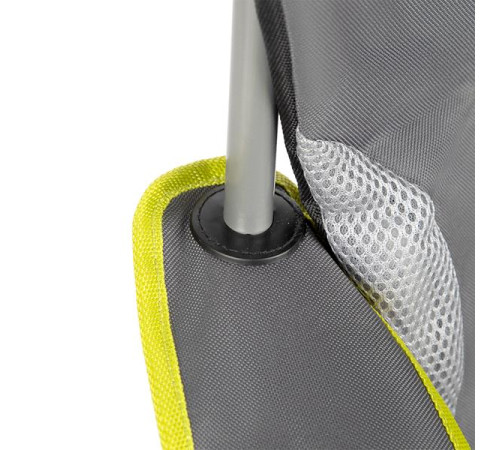 Крісло для кемпінгу NILS CAMP NC3080, сіро-лаймове