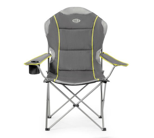Крісло для кемпінгу NILS CAMP NC3080, сіро-лаймове