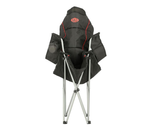 Крісло для кемпінгу NILS CAMP NC3080, чорно-червоний