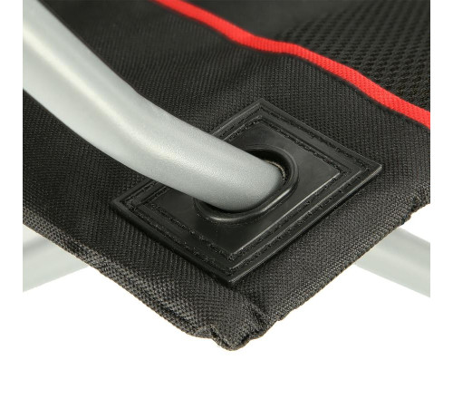 Крісло для кемпінгу NILS CAMP NC3080, чорно-червоний