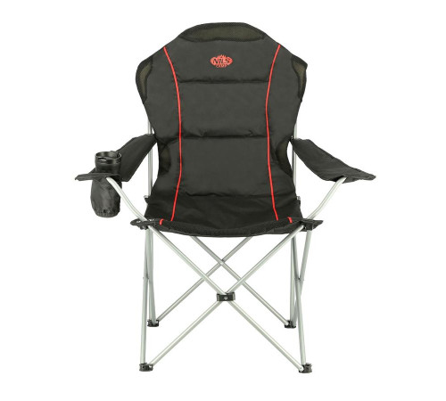 Крісло для кемпінгу NILS CAMP NC3080, чорно-червоний