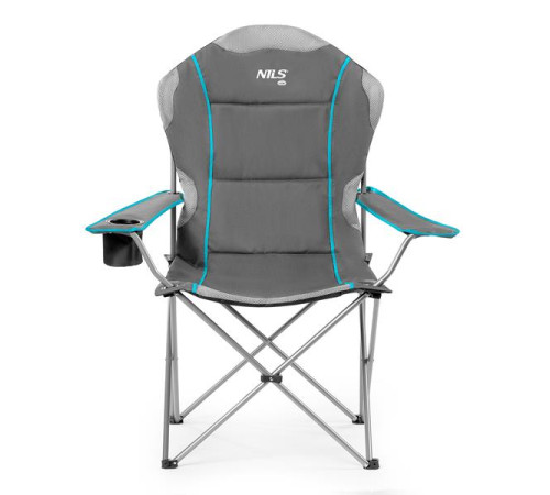 Крісло для кемпінгу NILS CAMP NC3080, сіре
