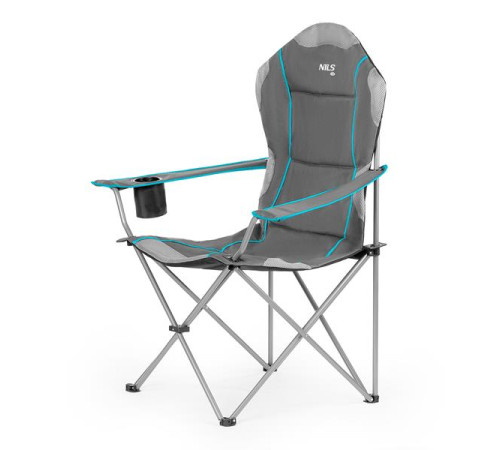 Крісло для кемпінгу NILS CAMP NC3080, сіре