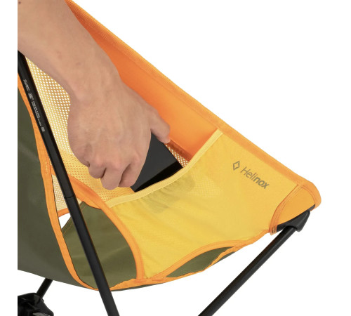 Крісло для кемпінгу Helinox Chair One (re), зелено-помаранчеве Крісло для кемпінгу Helinox Chair One (re), зелено-помаранчеве