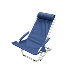 Крісло регульоване FERRINO Relax 114 x 62 x 85 см - синє