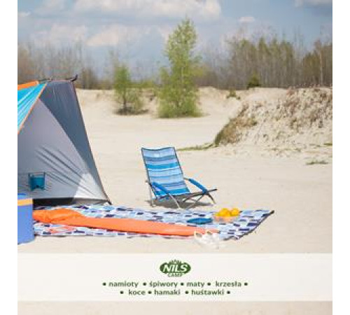 Шезлонг NC3035 NILS CAMP бірюзовий Шезлонг NC3035 NILS CAMP бірюзовий