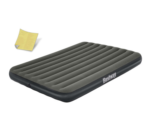 Матрац надувний Bestway 6713N 203x152 см, чорно-сірий Матрац надувний Bestway 6713N 203x152 см, чорно-сірий
