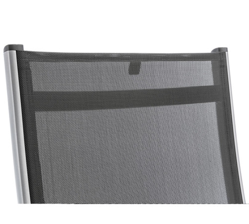 Крісло розкладне KETTLER BASIC PLUS з підніжкою 90 x 61 x 111 см - сіре