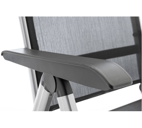 Крісло розкладне KETTLER BASIC PLUS з підніжкою 90 x 61 x 111 см - сіре