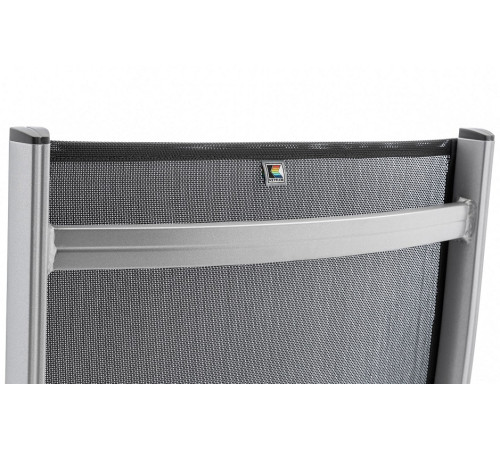 Крісло розкладне KETTLER BASIC PLUS з підніжкою 90 x 61 x 111 см - сіре