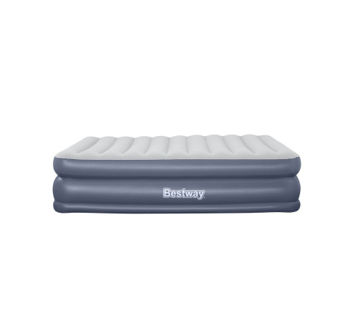 Матрац надувний Bestway 67925 з вбудованим електронасосом 203x152 см, синьо-сірий Матрац надувний Bestway 67925 з вбудованим електронасосом 203x152 см, синьо-сірий