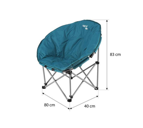 Крісло для кемпінгу NILS CAMP NC3070, зелене