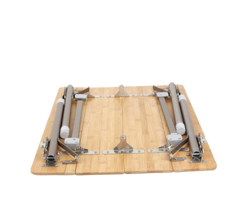 Стіл кемпінговий розкладний KING CAMP Bambus 65 x 50 х 65 см - жовтий