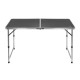 Стіл розкладний NILS CAMP NC1633 з 4 стільцями, темно-сірий