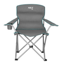 Крісло для кемпінгу NILS CAMP NC3079, сіро-зелене