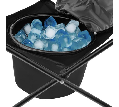 Стіл розкладний NILS CAMP NC3304 з 2 стільцями, чорний