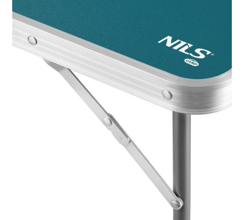 Стіл кемпінговий NILS CAMP NC3401 80 x 60 x 70 см, блакитний