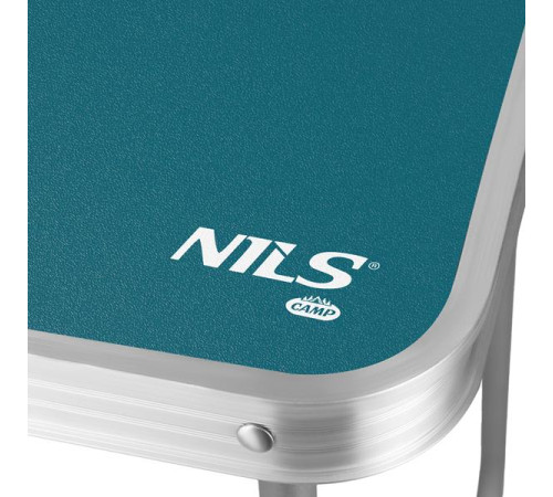 Стіл кемпінговий NILS CAMP NC3401 80 x 60 x 70 см, блакитний