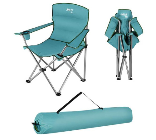 Крісло для кемпінгу NILS CAMP NC3079 бірюзовий Крісло для кемпінгу NILS CAMP NC3079 бірюзовий