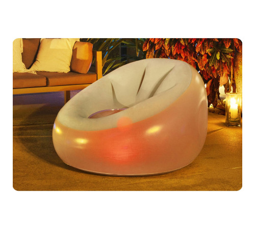 Крісло надувне LED Bestway 75086 102 х 97 х 71 см