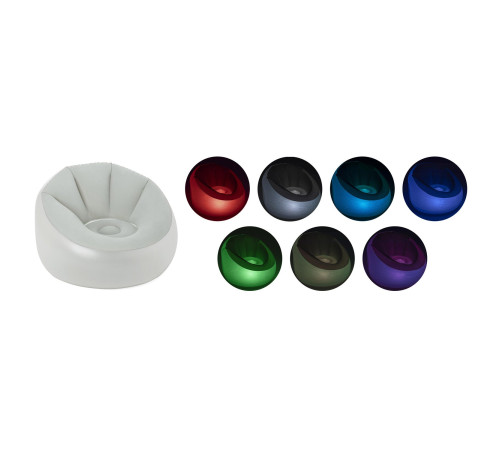 Крісло надувне LED Bestway 75086 102 х 97 х 71 см