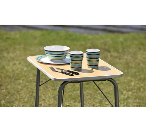 Стіл розкладний Easy Camp Caylar Brown 540027, 40,5 x 60,5 x 50 см - жовтий